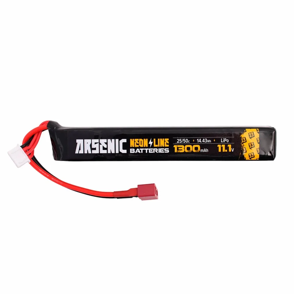 BATERÍA ARSENIC NEON LIPO 11.1V 1300MAH 25/50C T-DEAN
